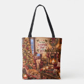 Die wunderbarste Weihnachtszeit-Tasche Tasche (Rückseite)