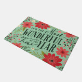 Die wunderbarste Zeit des Jahres Fußmatte (Schrägansicht)