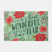 Die wunderbarste Zeit des Jahres Fußmatte (Vorderseite)