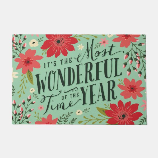 Die wunderbarste Zeit des Jahres Fußmatte (Vorderseite)