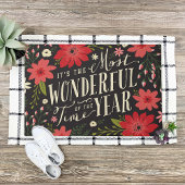 Die wunderbarste Zeit des Jahres Fußmatte