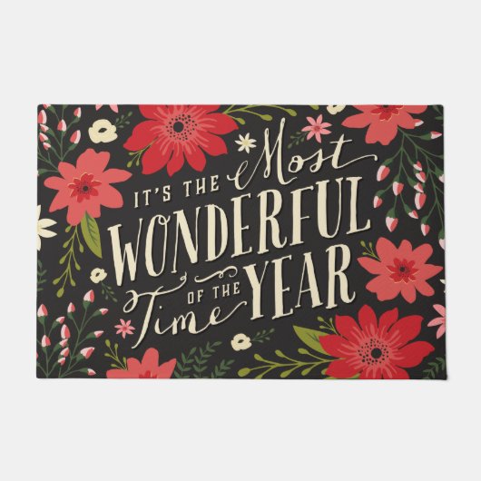 Die wunderbarste Zeit des Jahres Fußmatte (Vorderseite)