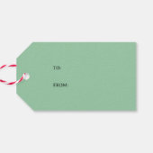 Die wunderbarste Zeit des Jahres Geschenkanhänger (Rückseite Horizontal)