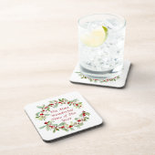 Die wunderbarste Zeit des Jahres Getränkeuntersetzer (Rechte Seite)