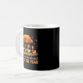 Die wunderbarste Zeit des Jahres Herbst versagt Kaffeetasse (Vorderseite Links)