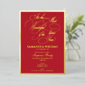 Die wunderbarste Zeit des Jahres jedes Lebensalter Folieneinladung (Stehend vorne)