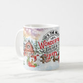 Die wunderbarste Zeit des Jahres Kaffeetasse (Vorderseite Links)