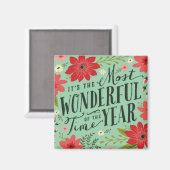 Die wunderbarste Zeit des Jahres Magnet (Vorderseite/Rückseite)