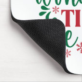 Die wunderbarste Zeit des Jahres Mousepad (Ecke)