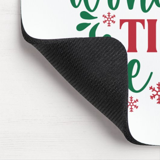 Die wunderbarste Zeit des Jahres Mousepad (Ecke)