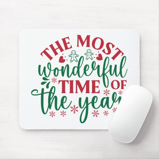 Die wunderbarste Zeit des Jahres Mousepad (Mit Mouse)