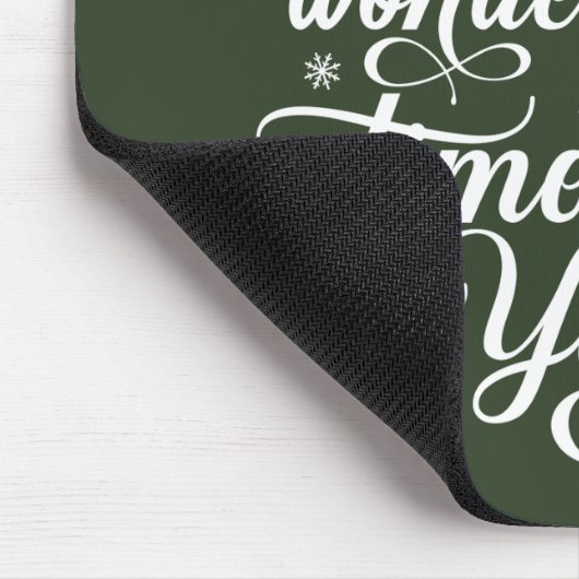 Die wunderbarste Zeit des Jahres | Mousepad (Ecke)