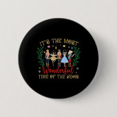 Die wunderbarste Zeit des Jahres Nutcracker Button (Vorderseite)