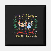 Die wunderbarste Zeit des Jahres Nutcracker Magnet (Vorne)