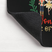 Die wunderbarste Zeit des Jahres Nutcracker Mousepad (Ecke)