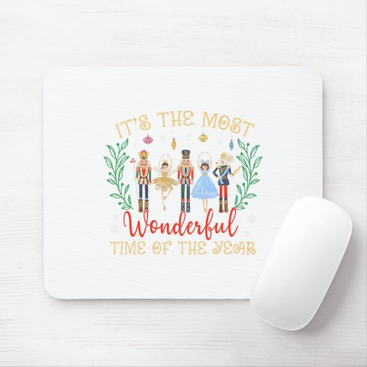 Die wunderbarste Zeit des Jahres Nutcracker Mousepad (Mit Mouse)