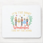 Die wunderbarste Zeit des Jahres Nutcracker Mousepad (Vorne)