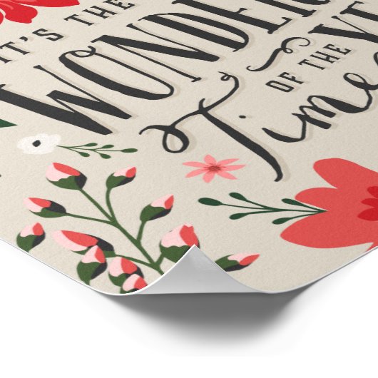 Die wunderbarste Zeit des Jahres Poster (Ecke)