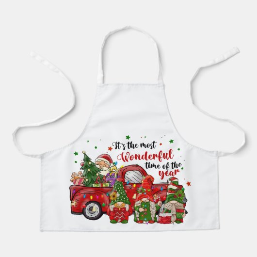 Die wunderbarste Zeit des Jahres Schürze (Vorderseite)