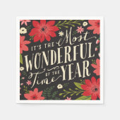 Die wunderbarste Zeit des Jahres Serviette (Vorderseite)