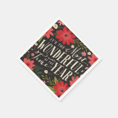 Die wunderbarste Zeit des Jahres Serviette (Ecke)