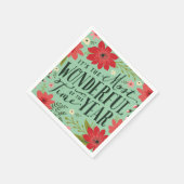 Die wunderbarste Zeit des Jahres Serviette (Ecke)