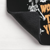 Die wunderbarste Zeit des Jahres Tanzskelett Mousepad (Ecke)