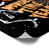 Die wunderbarste Zeit des Jahres Tanzskelett Poster (Ecke)