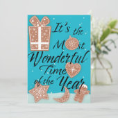 Die wunderbarste Zeit des Jahres Weihnachten (Stehend Vorderseite)