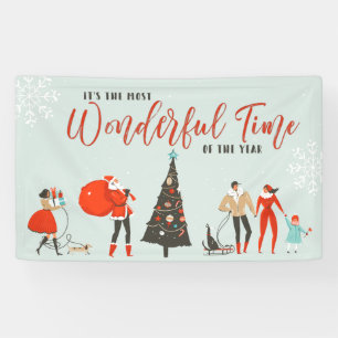 Die wunderbarste Zeit des Jahres Weihnachten Banner