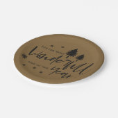 Die wunderbarste Zeit des Weihnachtsjahres Party Pappteller (Schrägansicht)