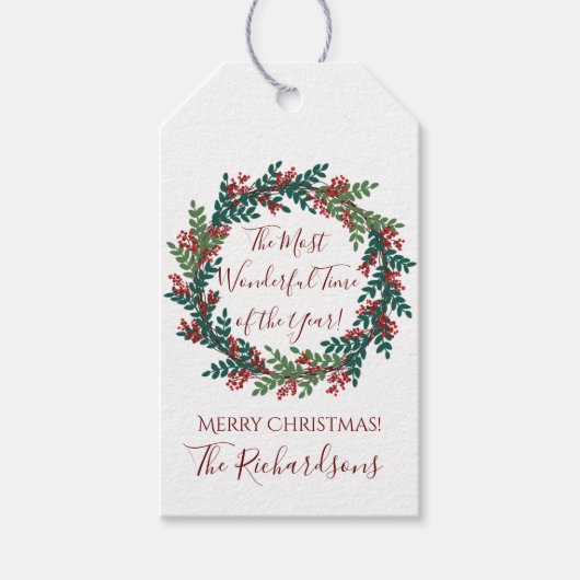 Die wunderbarste Zeit des Weihnachtskrieges Geschenkanhänger (Vorderseite)