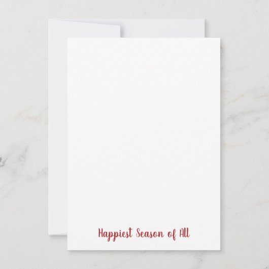 Die wunderbarste Zeit Einladung (Rückseite)