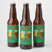 Die wunderbarste Zeit für ein Bier Bierflaschenetikett (Flaschen)