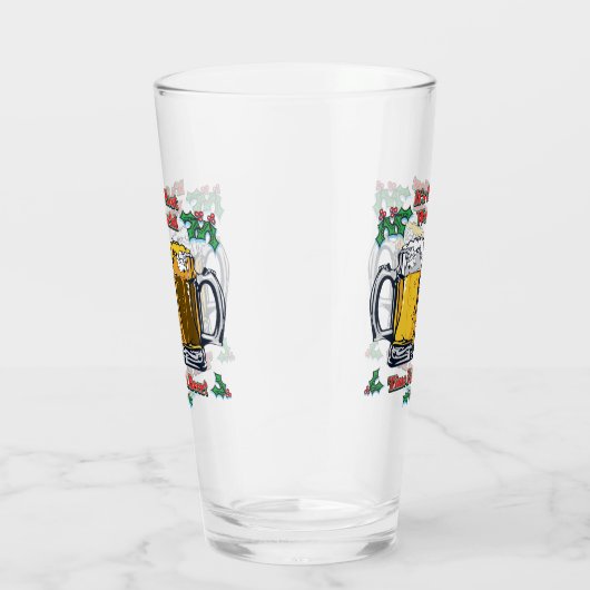 Die wunderbarste Zeit für ein Bier Glas (Rechts)