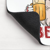 Die wunderbarste Zeit für ein Bier Mousepad (Ecke)