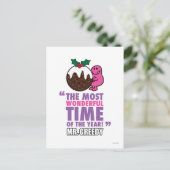 Die wunderbarste Zeit Postkarte (Stehend Vorderseite)