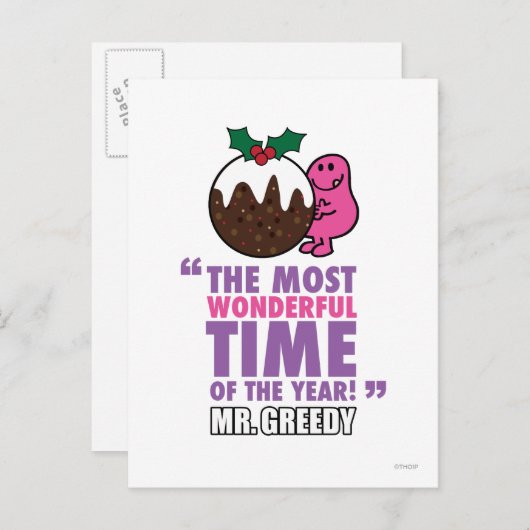 Die wunderbarste Zeit Postkarte (Vorne/Hinten)