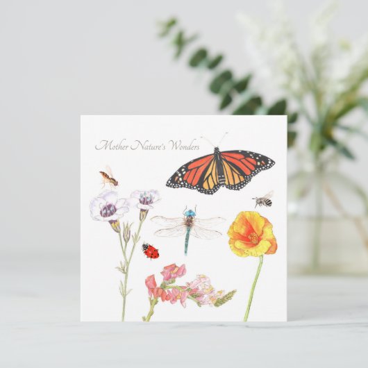 Die Wunderkarte der Mutter Natur (Stehend Vorderseite)