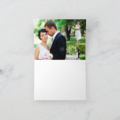 Die wunderlichen Wedding Liebe-Knoten-Sommer-Bäume Dankeskarte (Innenseite)