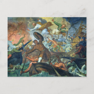 Die wundersame Intervention von SS Peter und Paul  Postkarte