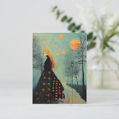Die wunderschöne Dame mit dem roten Haar und viele Postkarte (Stehend Vorderseite)