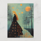Die wunderschöne Dame mit dem roten Haar und viele Postkarte (Vorderseite)