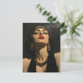 Die wunderschöne Kleopatra Postkarte (Stehend Vorderseite)