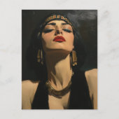 Die wunderschöne Kleopatra Postkarte (Vorderseite)