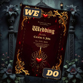 Die wunderschöne Kunst der gotischen Eleganz. Einladung