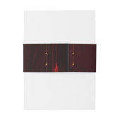 Die wunderschöne Kunst der gotischen Eleganz. Einladungsbanderole (Rückseitenbeispiel)