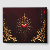 Die wunderschöne Kunst der gotischen Eleganz. Gästebuch (Rückseite)