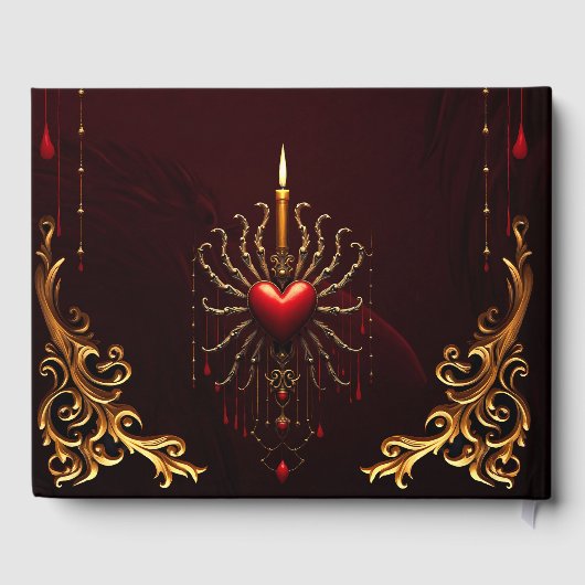 Die wunderschöne Kunst der gotischen Eleganz. Gästebuch (Rückseite)