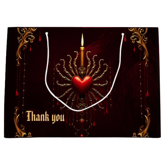 Die wunderschöne Kunst der gotischen Eleganz. Große Geschenktüte (Vorderseite)